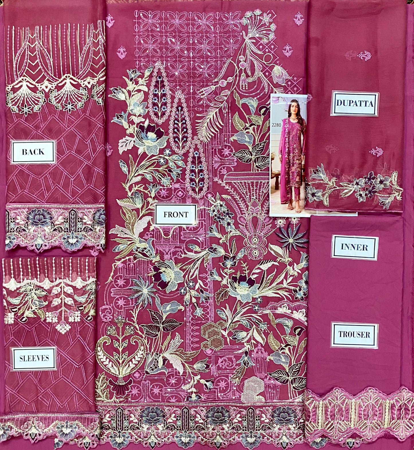 Chiffon Embroidered Collection