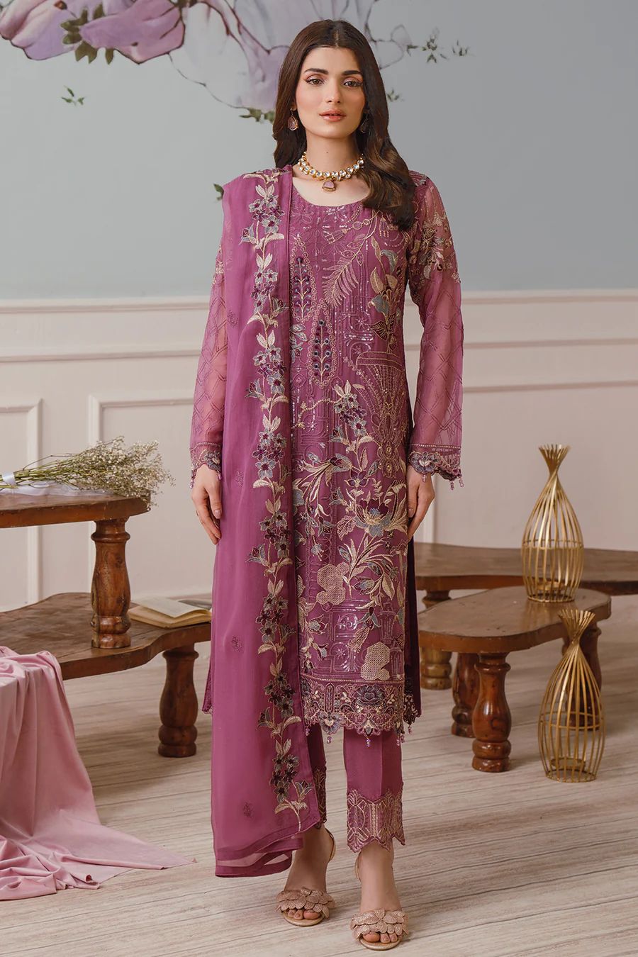 Chiffon Embroidered Collection