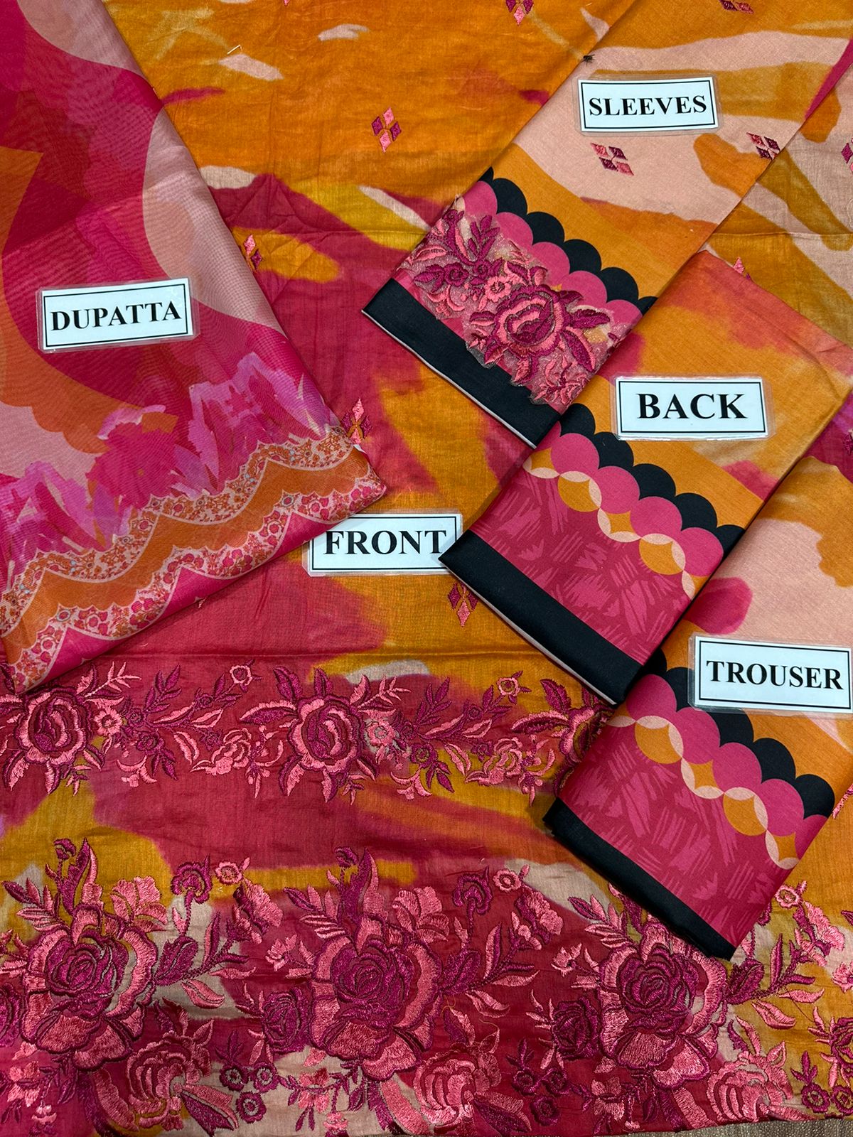 SAPPHIRE LAWN SILK DUPPATTA