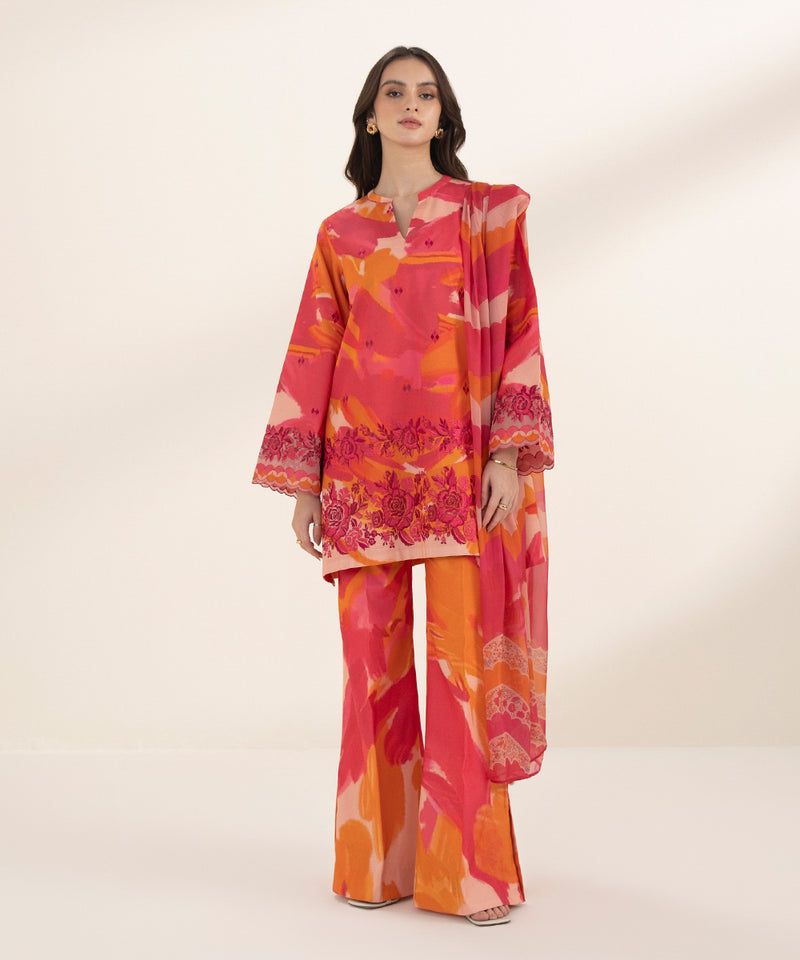 SAPPHIRE LAWN SILK DUPPATTA