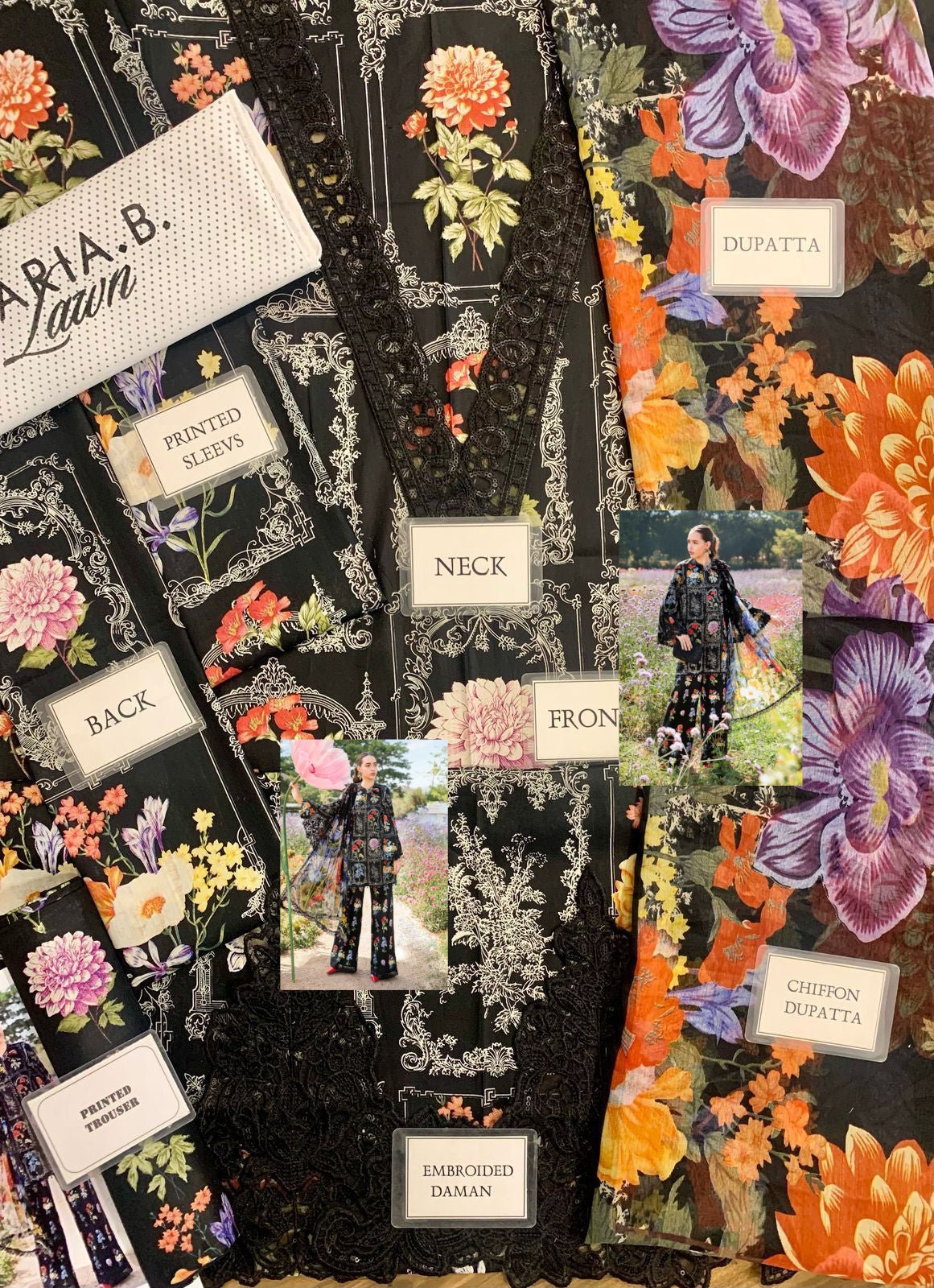 MARIA B M PRINT LAWN COLLECTION 2025
