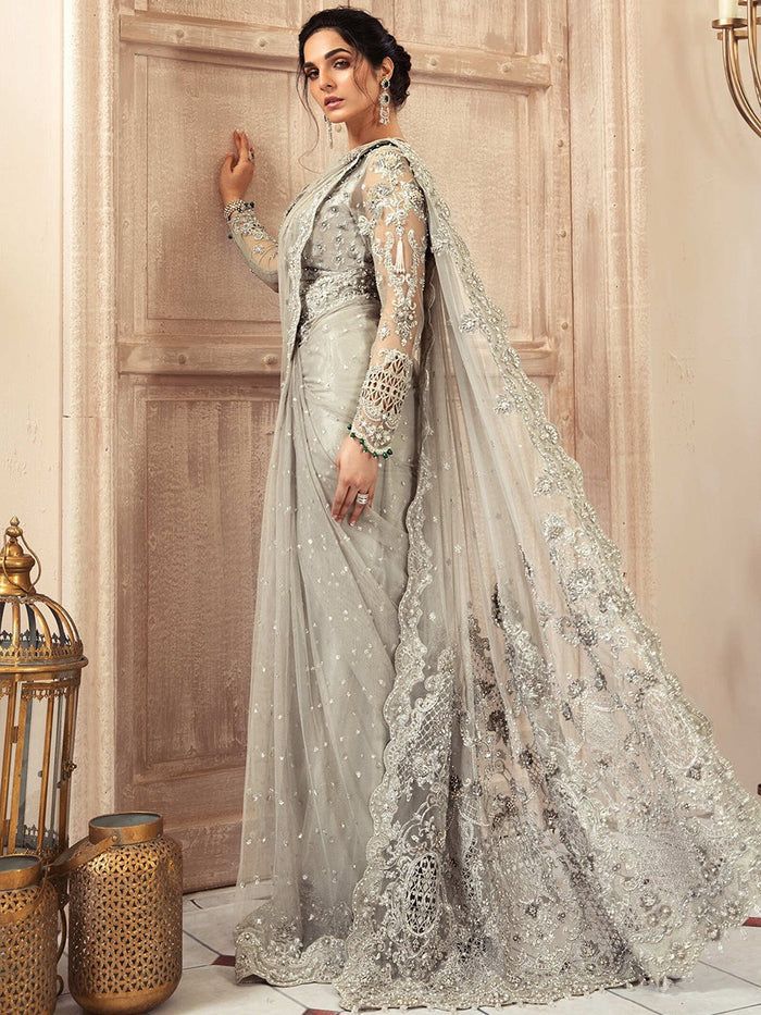 Maria B Net Saree