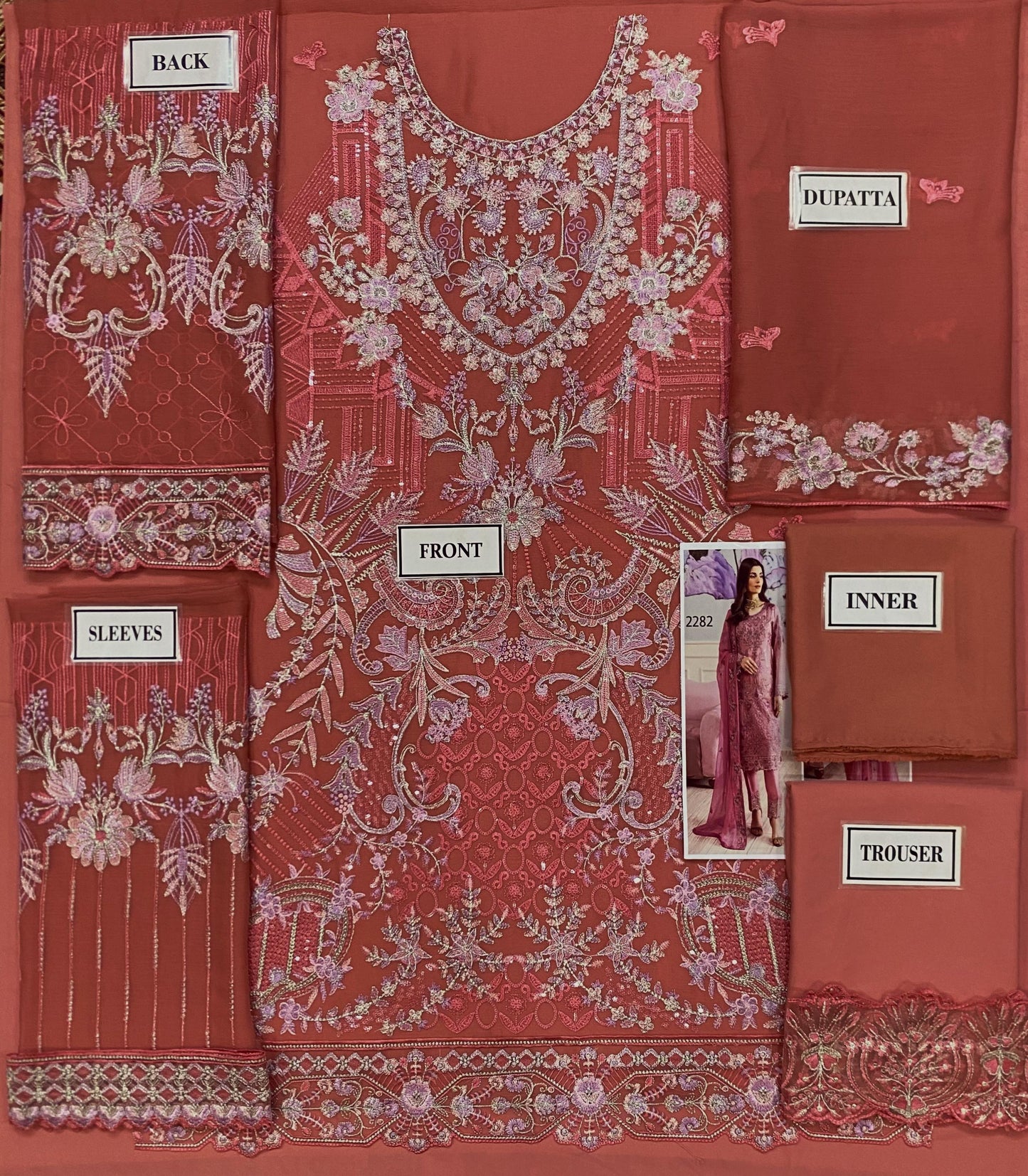 Chiffon Embroidered Collection