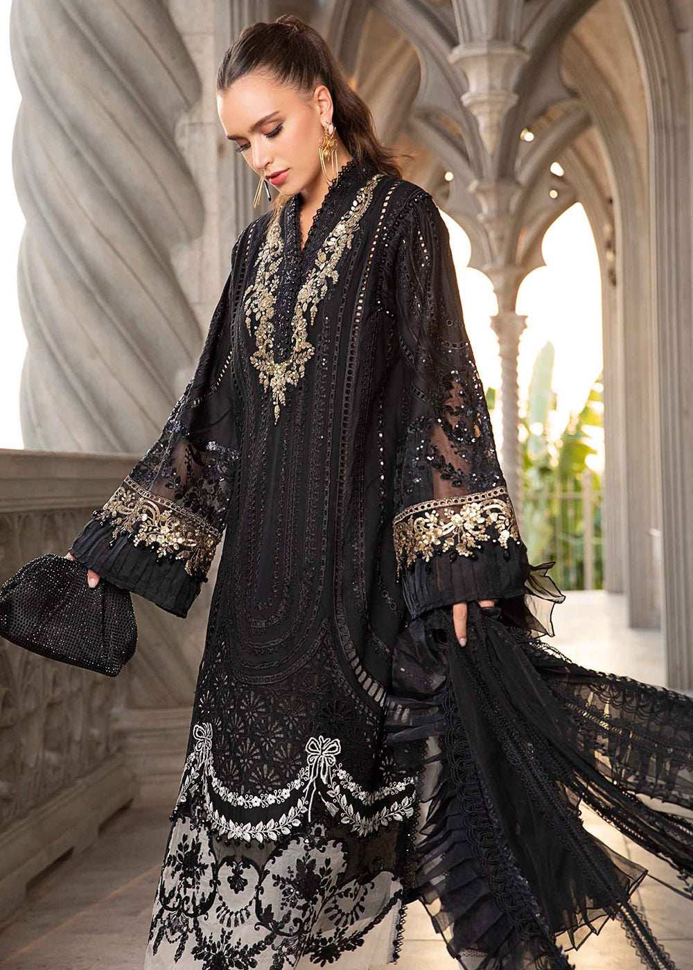 MARIA B Luxury EID Lawn Unstitched Collection 2024