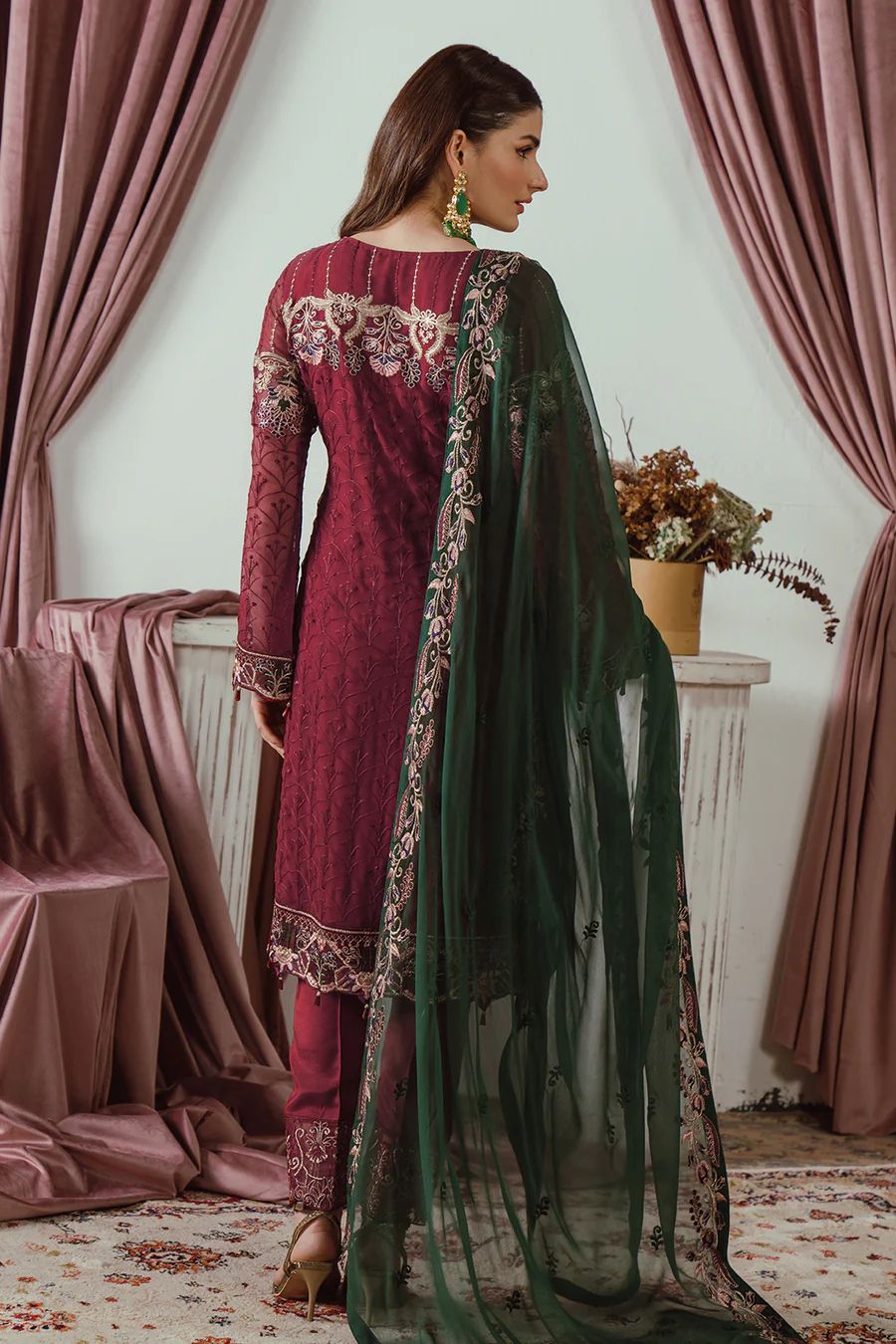 Chiffon Embroidered