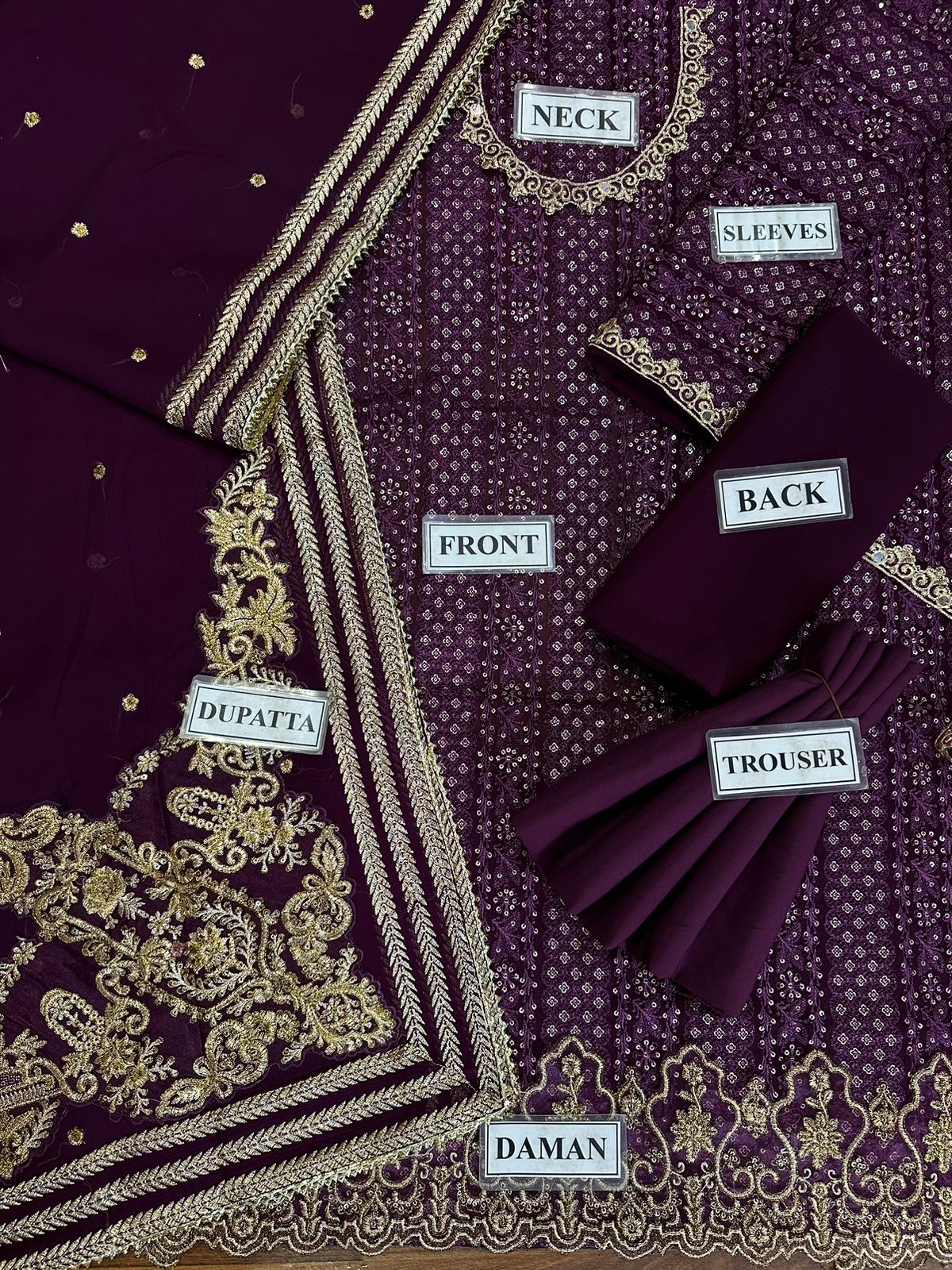 FAIZA SAQLAIN CHIFFON