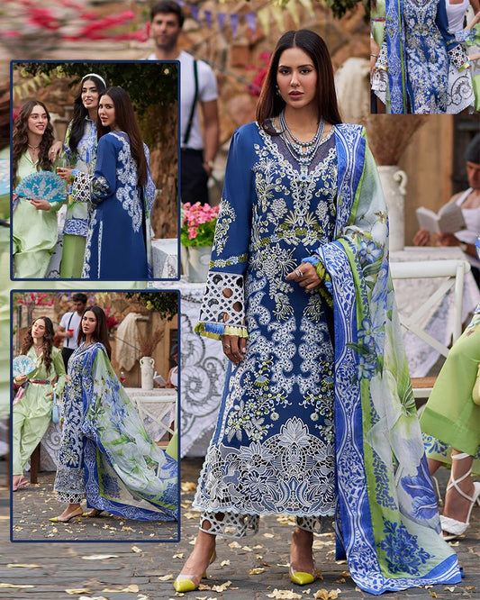 Mushq Embroidered Chikankari Lawn