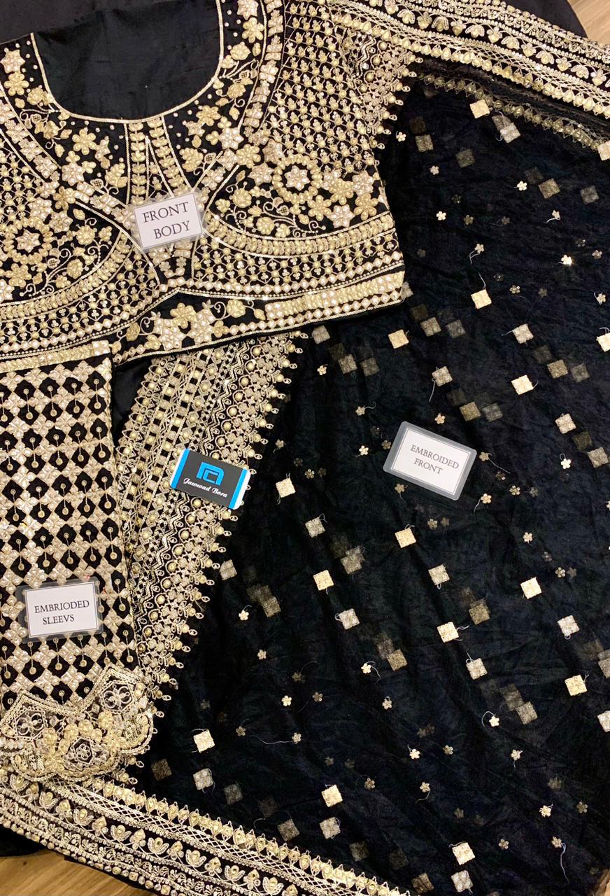 QALAMQAR SAREE WEDDING COLLECTION 2024