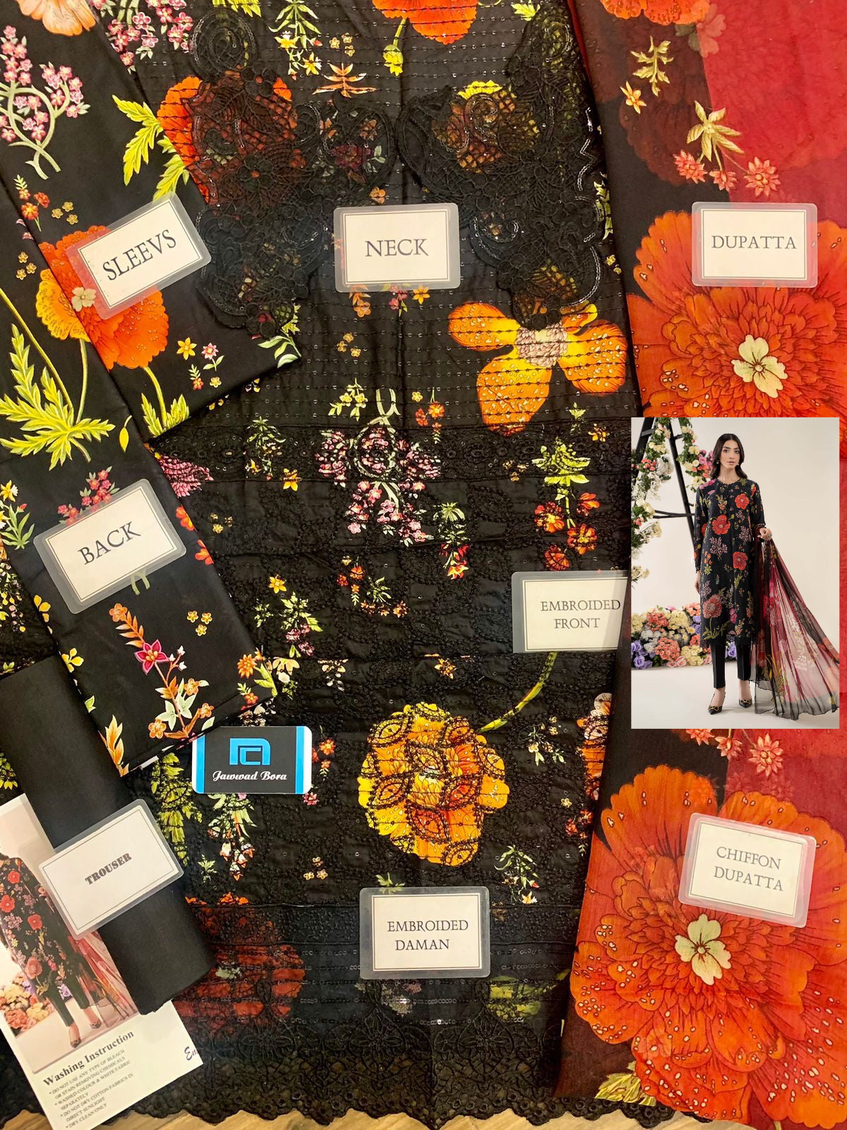 MARIA B M PRINT LAWN COLLECTION VOL-07A/B- 2025