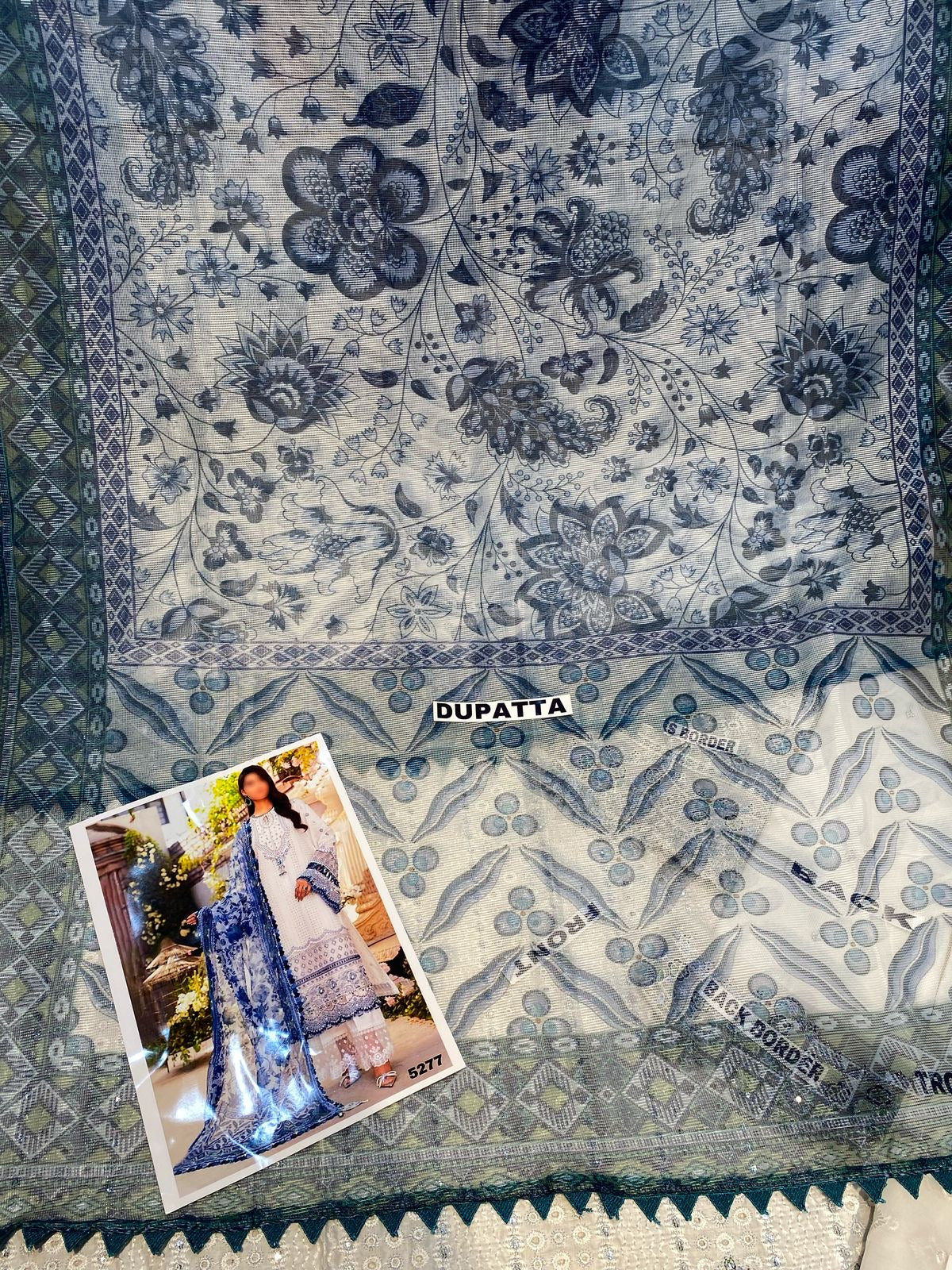 ANAYA CHIKANKARI LAWN COTTON NET