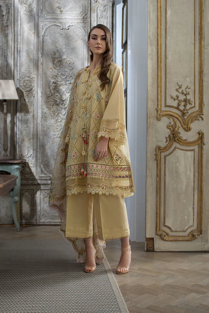 Sobia Nazir Luxury Lawn Collection - French Beige