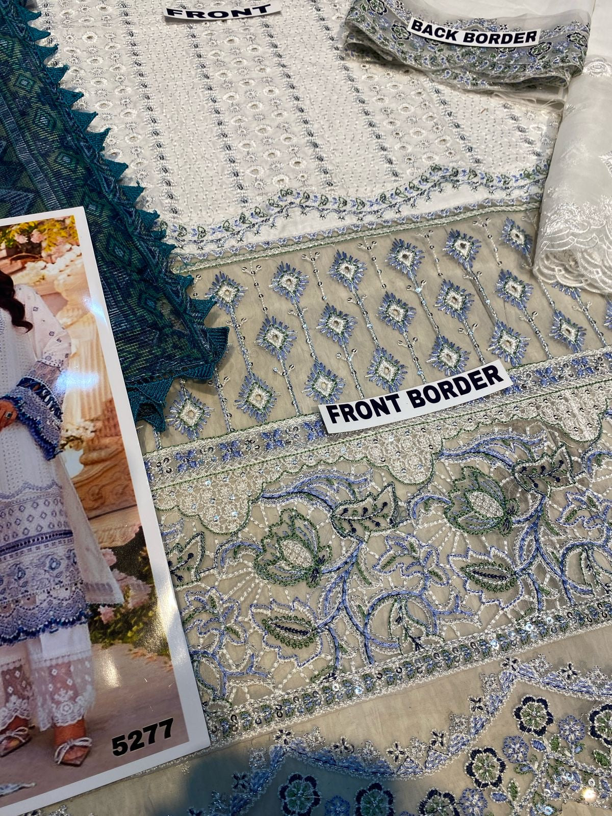ANAYA CHIKANKARI LAWN COTTON NET