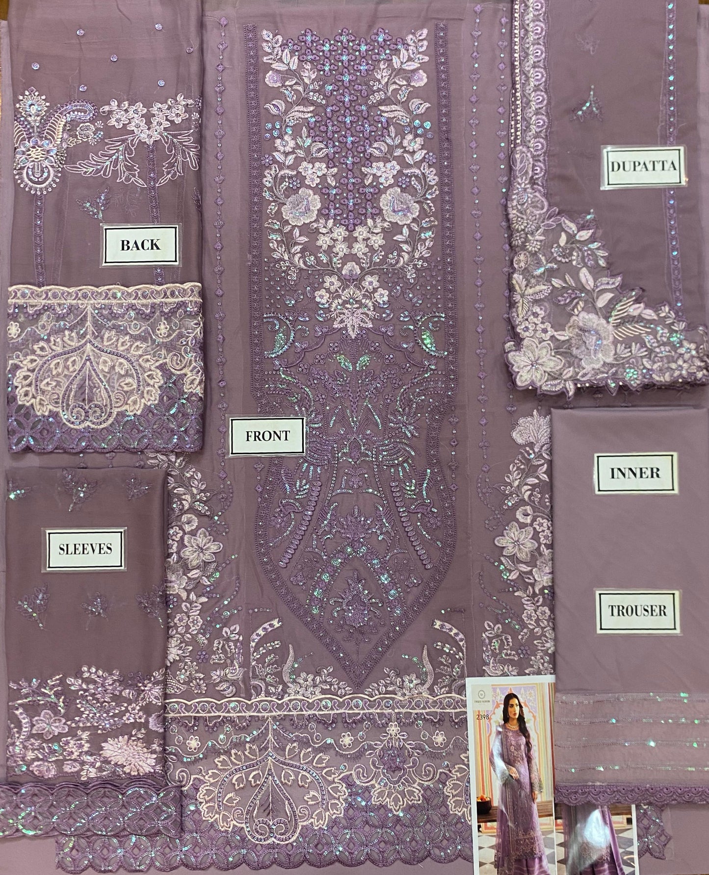 Luxury Chiffon Embroidered