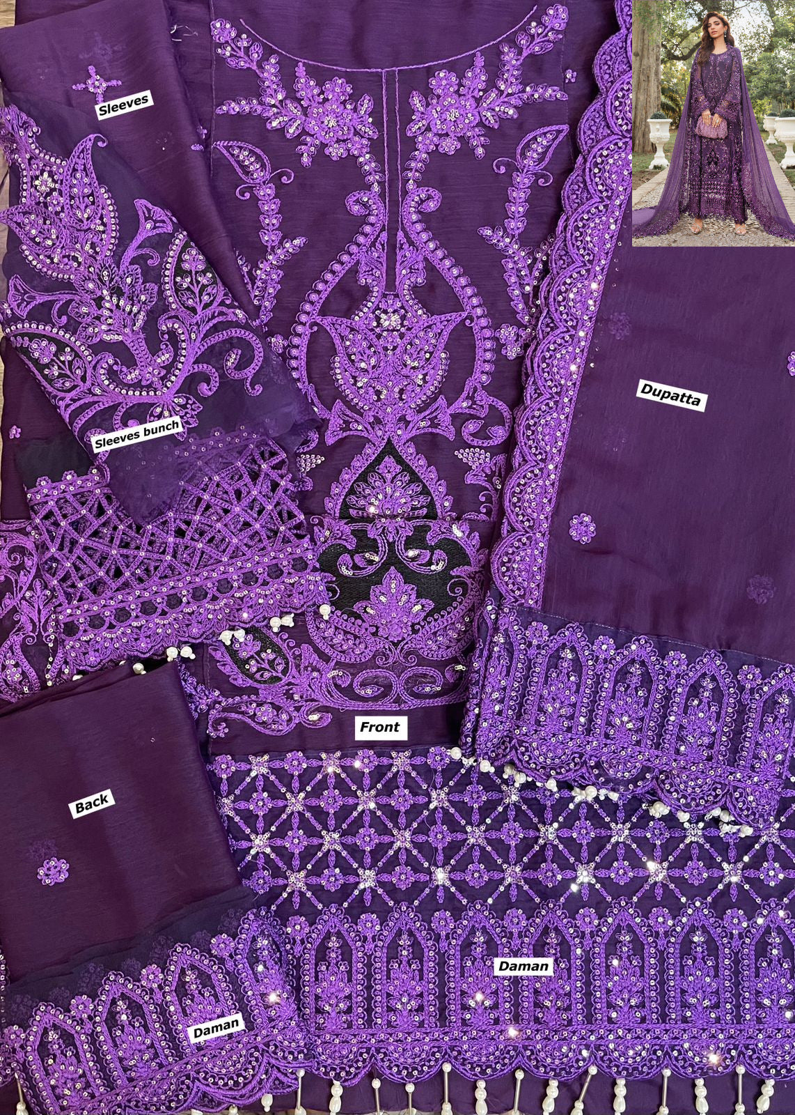 MARIA B 2k24 Purple