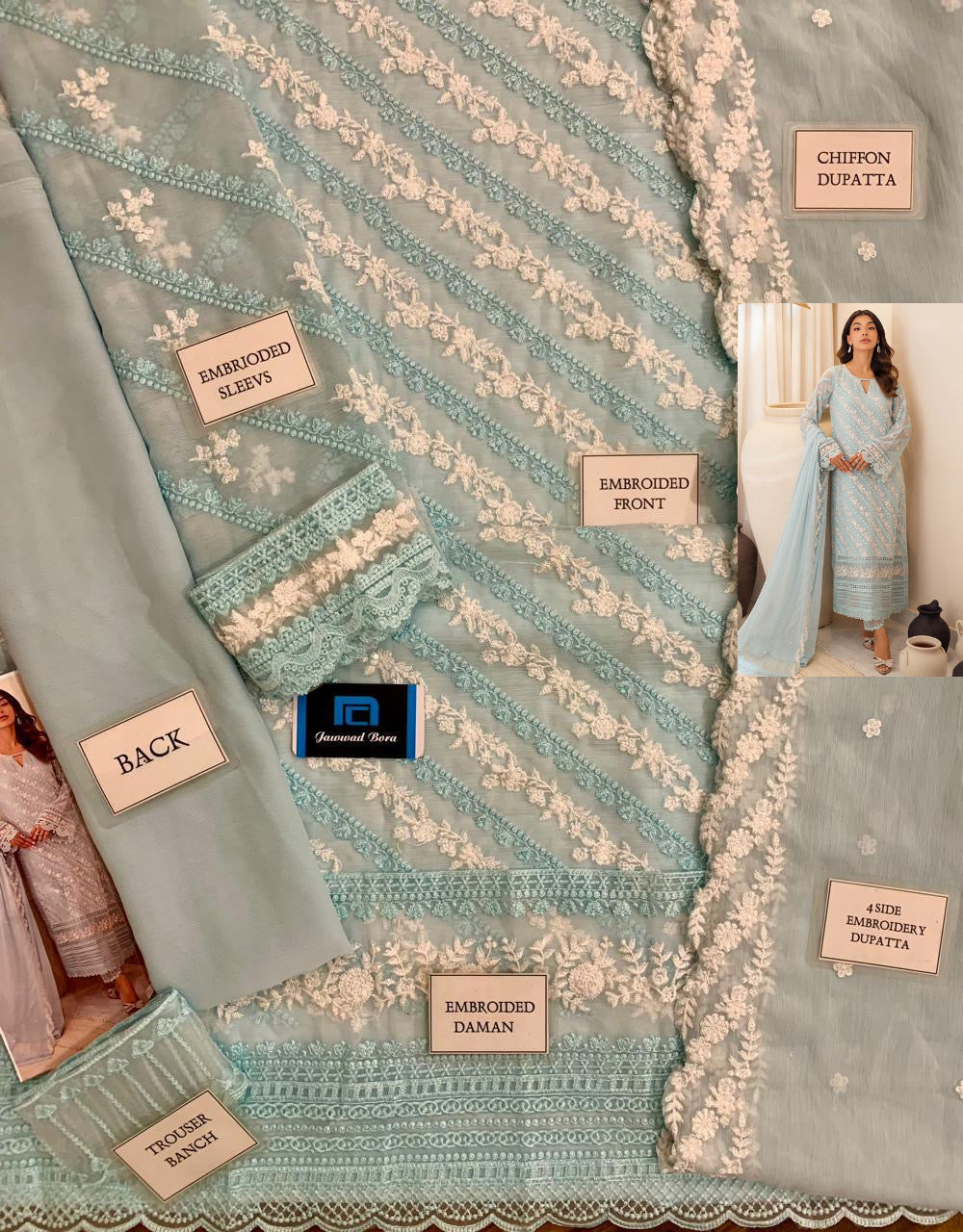 AZURE LUXERY CHIFFON COLLECTION 2024