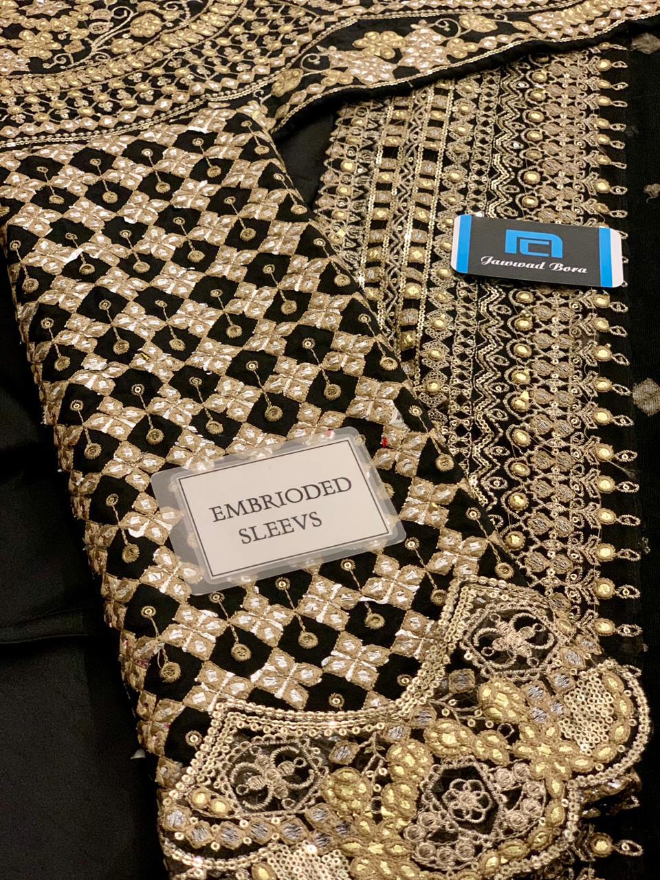 QALAMQAR SAREE WEDDING COLLECTION 2024