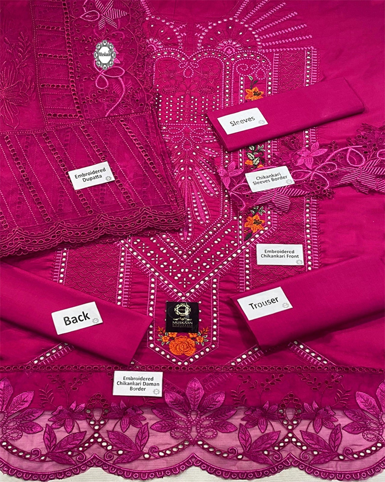 Maria B Embroidered Chikankari Luxury Lawn