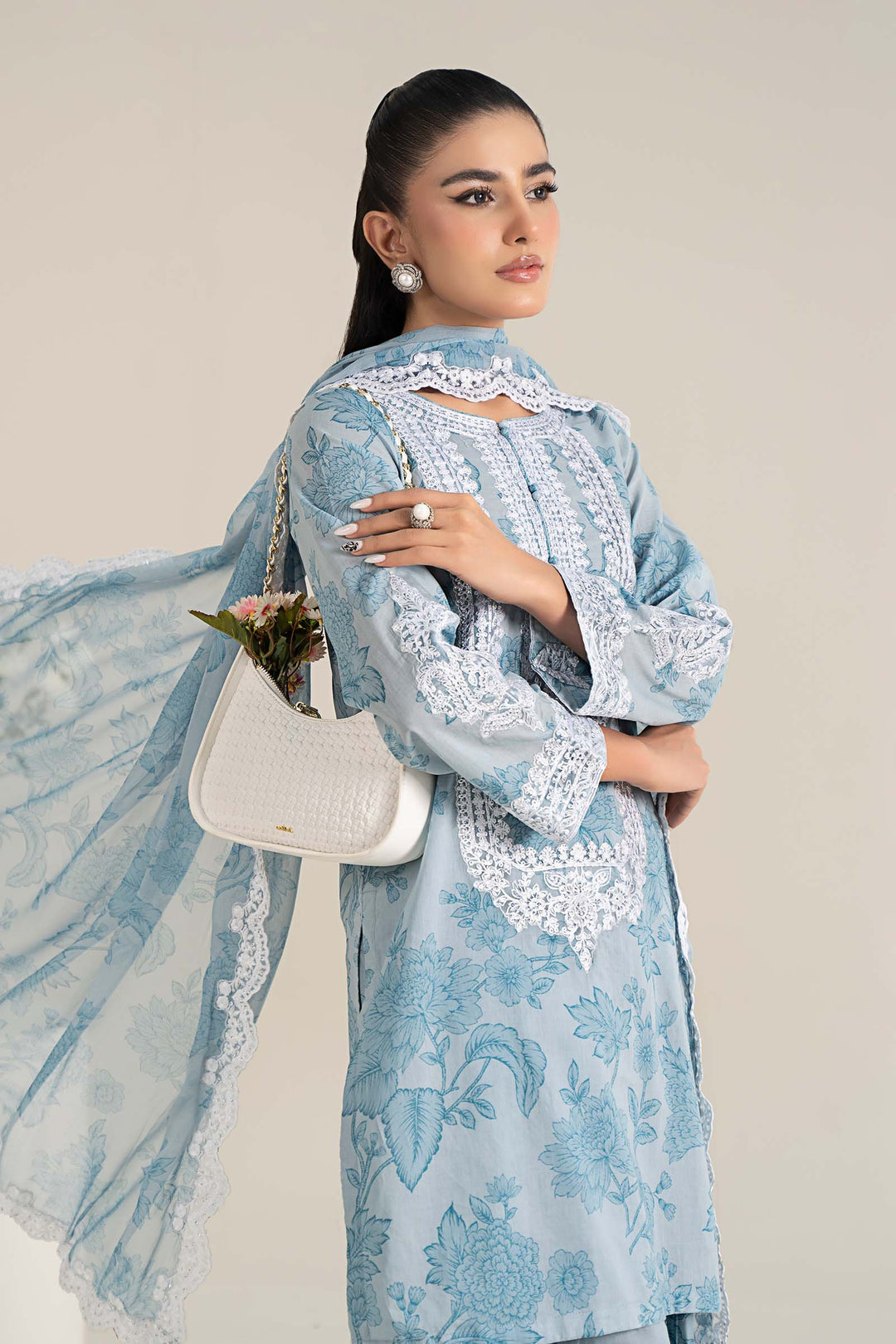Maria.B Digital Printed & Embroidered Swiss Lawn Collection