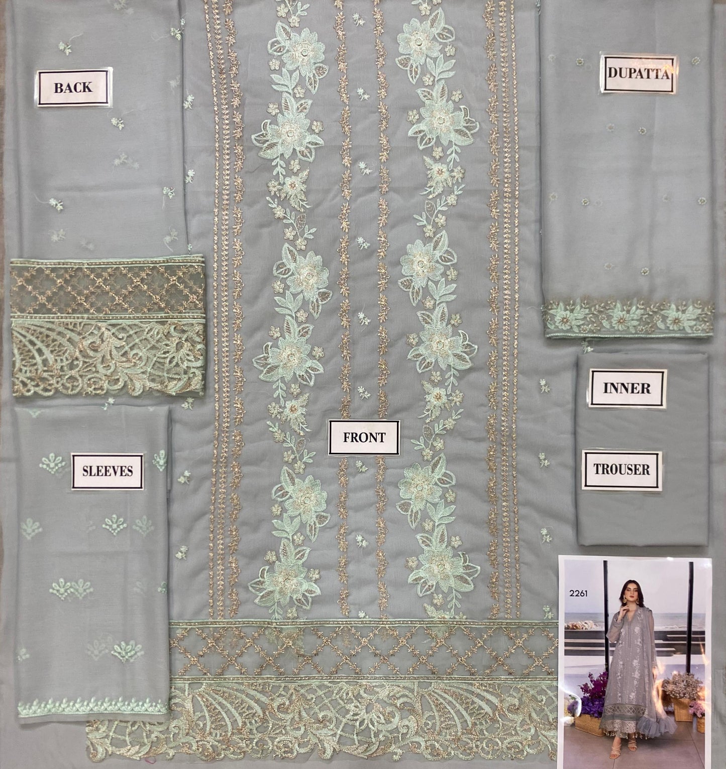 Chiffon Embroidered Collection
