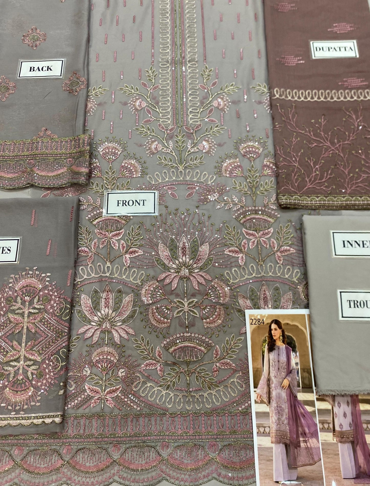 Flossie Chiffon Embroidered Collection