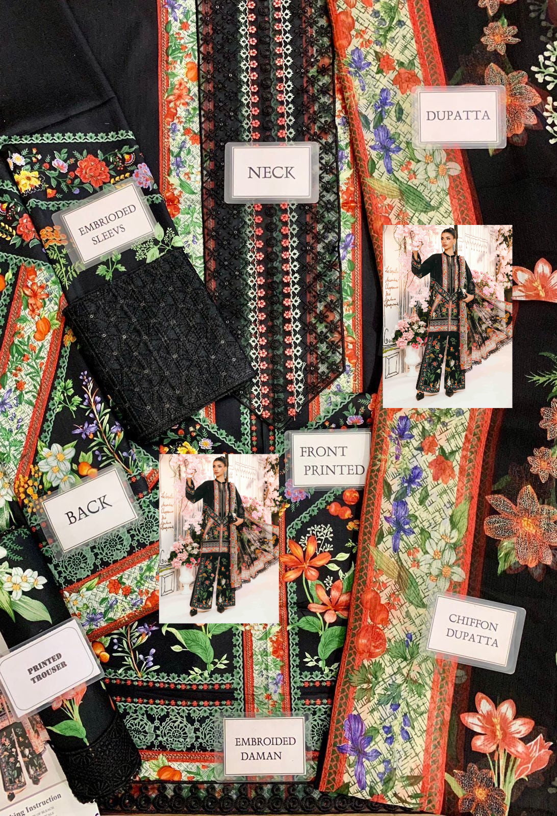 MARIA B M PRINT LAWN COLLECTION VOL-02- 2025