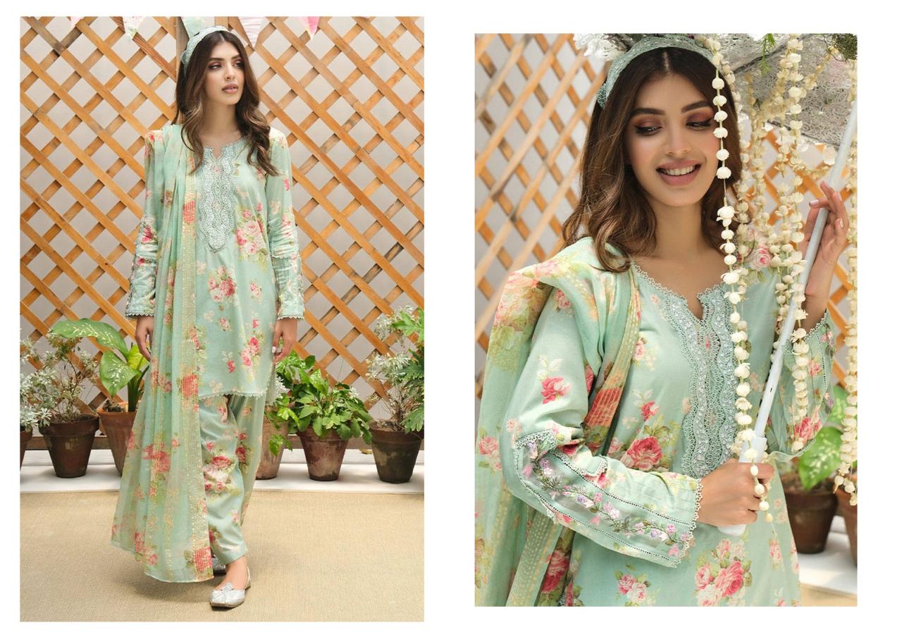 FARIDA HASAN AQUA FLORAL
