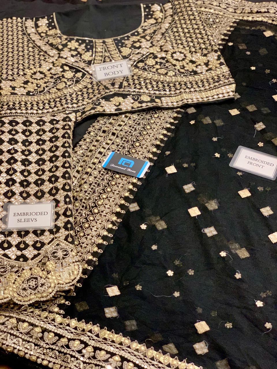 QALAMQAR SAREE WEDDING COLLECTION 2024