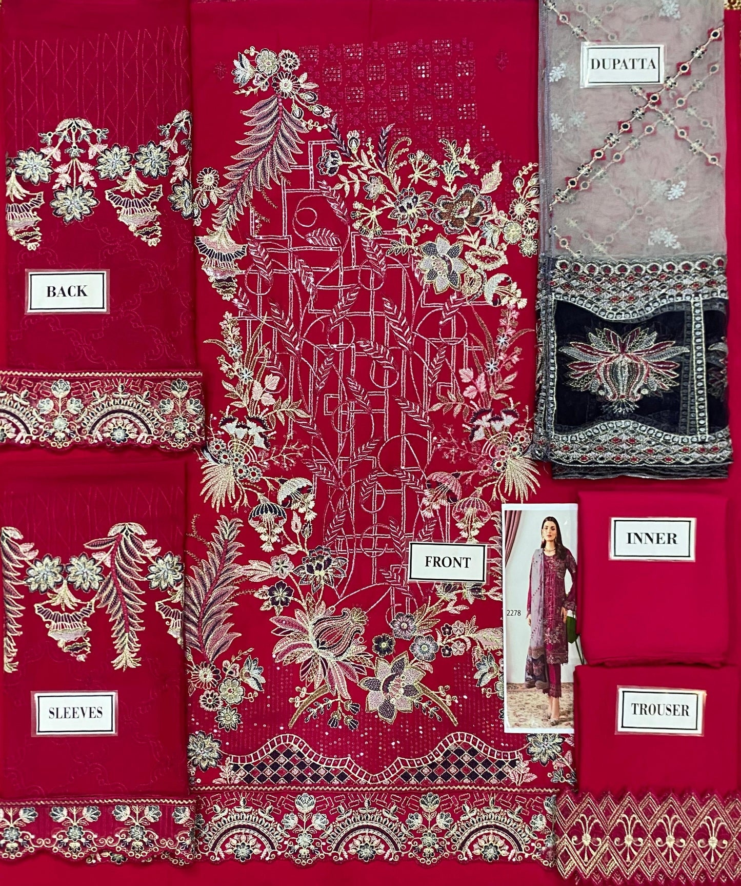 Chiffon Embroidered Collection
