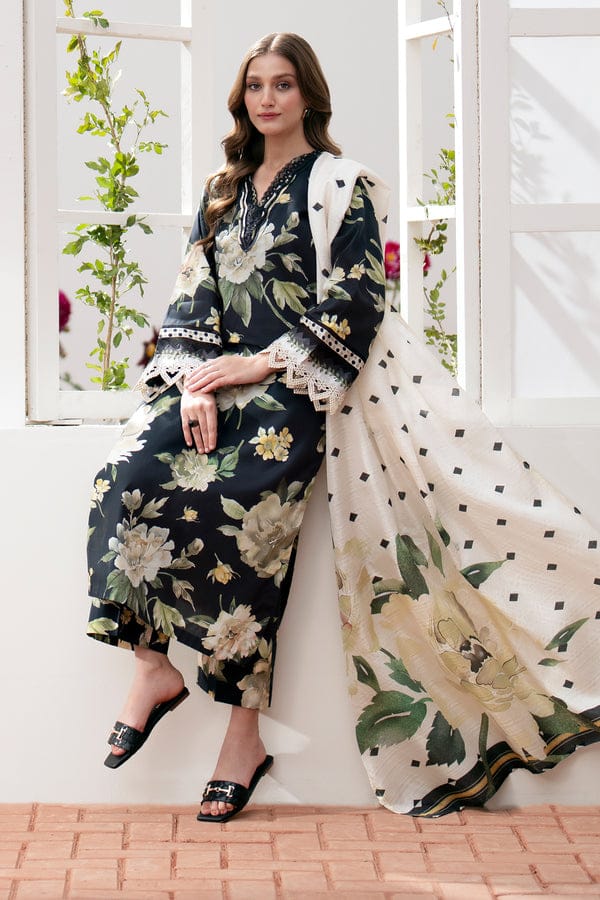 Baroque Digital Printed Swiss lawn