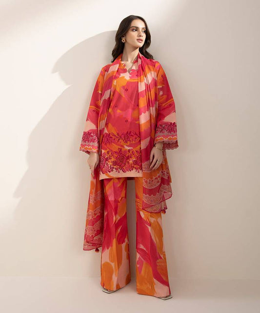 SAPPHIRE LAWN SILK DUPPATTA