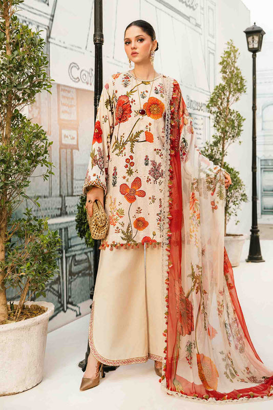 MARIA B M PRINT LAWN COLLECTION VOL-07A/B- 2025