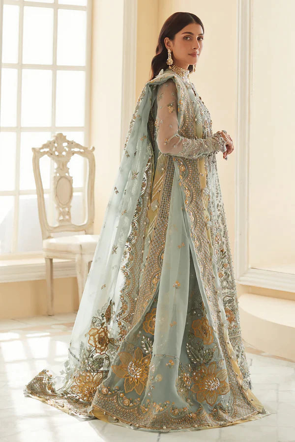 Elaan Embroidered Formal Wedding Collection – Sea Salt