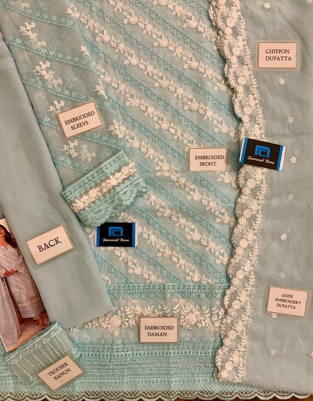 AZURE LUXERY CHIFFON COLLECTION 2024